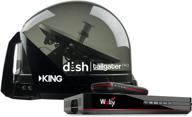 опыт настоящего телевизионного развлечения: bundle king dtp4950 dish tailgater pro - непревзойденный портативный/устанавливаемый на крышу спутниковый антенна и пульт диш уолли hd. логотип