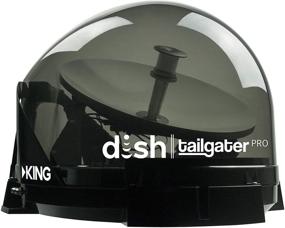 img 2 attached to Опыт настоящего телевизионного развлечения: BUNDLE KING DTP4950 DISH Tailgater Pro - непревзойденный портативный/устанавливаемый на крышу спутниковый антенна и пульт ДИШ Уолли HD.