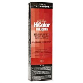 img 1 attached to 🔴 L'Oreal Excellence HiColor Red 1.2 унций (Набор из 3 штук): Яркий красный цвет волос для интенсивных результатов!