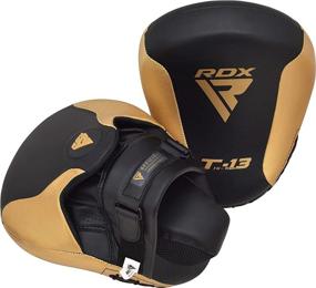 img 1 attached to 🥊 RDX Boxing Pads Focus Mitts: Curved Hook and Jab Hand Targets for MMA, Boxing, and Martial Arts Training