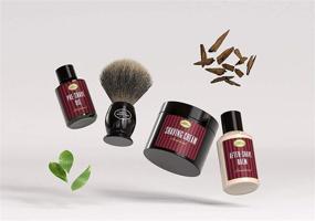 img 3 attached to 🪒 The Ultimate Shaving Kit for Men - The Art of Shaving Sandalwood Set: Shaving Cream, Brush, After Shave Balm, & Pre Shave Oil