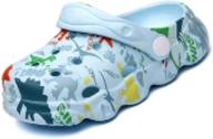 meidiastra kids cute graphics clogs toddler cartoon garden shoes for boys girls - indoor outdoor slide slippers beach sandals logo