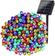 🌲 lomotech 200 led solar christmas lights, 72ft twinkle string lights outdoor, waterproof solar tree lights with 8 modes and memory function for garden, party, christmas decorations - multi-color логотип