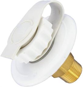 img 1 attached to 🚰 Valterra A01-0170LF White Lead-Free Flush Mount Water Inlet - 2-3/4&#34; MPT | Top-Rated Product