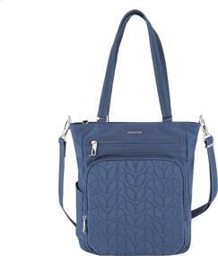 img 4 attached to Travelon Anti Theft Quilted Tote Bag Women's Handbags & Wallets for Crossbody Bags