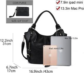 img 2 attached to 👛 Stylish Purses Handbags Leather Crossbody Wallets for Women