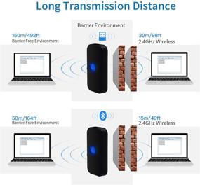 img 2 attached to 📱 Alacrity Mini Bluetooth 2D Barcode Scanner: Versatile 3-in-1 Wireless/USB Wired/Bluetooth Reader for iPad, iPhone, Android, Tablets, and Computers