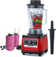 biolomix heavy duty professional blender: 2200w commercial grade bar blender for shakes, smoothies, ice crushing, and more (red) логотип