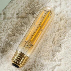 img 3 attached to 🔆 Warm White 2200K Amber Dimmable T10 Edison LED Tubular Bulb