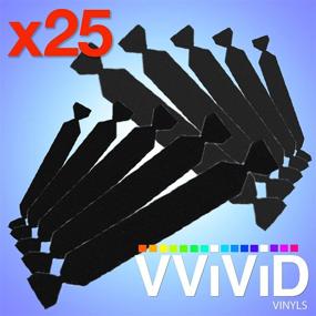 img 1 attached to 🚗 Scratch-Proof VViViD Black Felt Decal Vinyl Car Wrap Tool with Replaceable Adhesive - 3M Squeegee (X25)