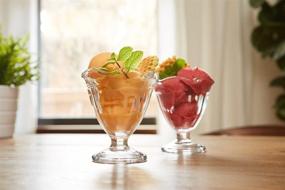 img 4 attached to 🍨 Clear Footed Parfait Glass by Anchor Hocking