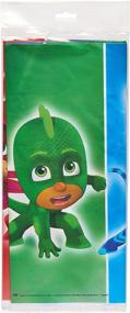 img 3 attached to Пластиковое покрывало American Greetings для искусства, ремесел и вечеринки PJ Masks (1 шт.)