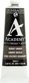 img 1 attached to Grumbacher Academy Paint Burnt Umber