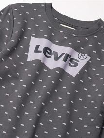 img 2 attached to Levi's Boys' Crewneck 👕 Sweatshirt, Revolver Print - Boys' Clothing
