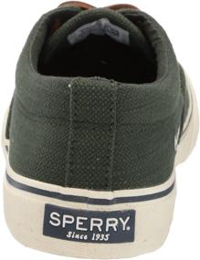 img 2 attached to Sperry Striper Sneaker Ivory Linen