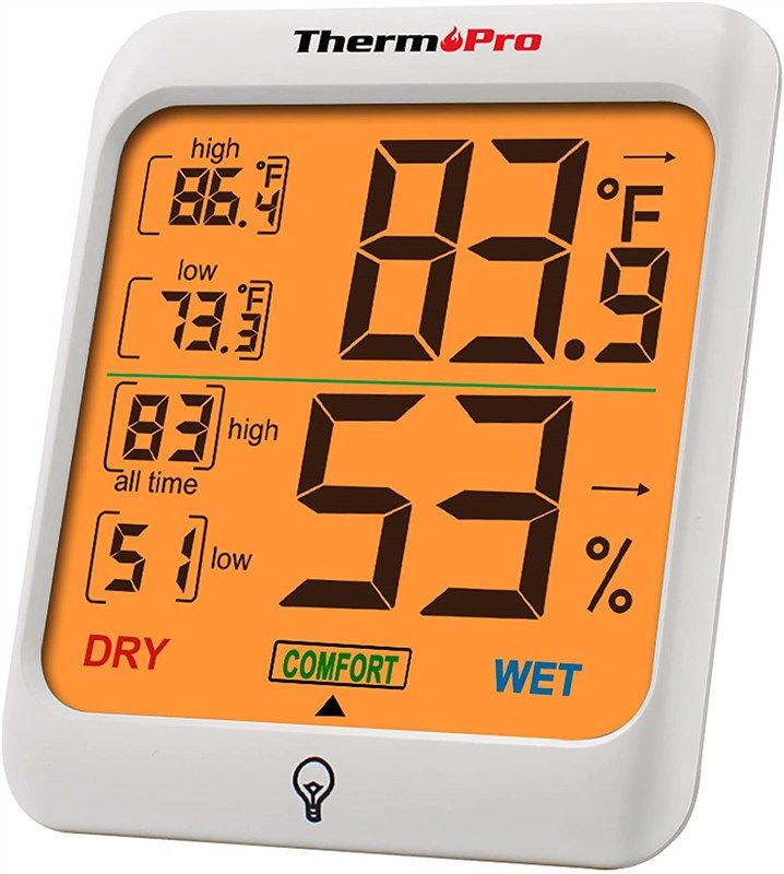 Wintact Digital Thermometer Hygrometer, Temperature Humidity Monitor Meter  for Indoor Outdoor Home, Bedroom, Baby Room, Office, Greenhouse, Cellar