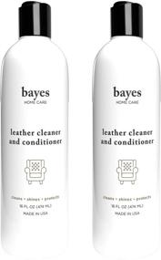 img 4 attached to 👌 Bayes Premium High Performance Non Toxic Leather Upholstery Cleaner and Conditioner - 16 oz (Pack of 2) - Ultimate Leather Care Solution for Couches, Car Seats, Shoes, Purses