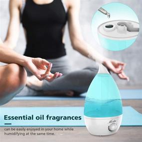 img 3 attached to 🌬️ Mooka Humidifiers 2-in-1 Cool Mist Humidifier Diffuser: Ultimate Comfort for Baby Home, Bedroom, Office - 2L Essential Oil Diffuser with Adjustable Mist Output, Waterless Auto-Off, Whisper-Quiet & BPA Free - Up to 21 Hours