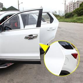 img 2 attached to 🚗 Ultimate Car Protection: Eytool Car Door Protectors Edge Guards - 16Ft (5M) U Shape Rubber Seal - White