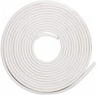 🚗 ultimate car protection: eytool car door protectors edge guards - 16ft (5m) u shape rubber seal - white logo