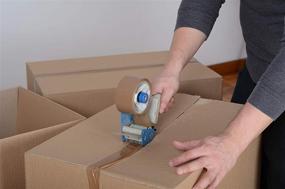 img 1 attached to WOD OPP 20AW Tan Packing Tape: Durable Solution for Secure Packaging