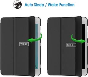 img 1 attached to JETech Case for Samsung Galaxy Tab A 9.7 inch Tablet - Auto Sleep/Wake, Black