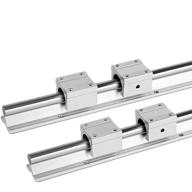 🛤️ cnccanen linear rail sbr16-600mm 16mm fully supported slide shaft rod guide kit: ideal for 16mm slotted bearings in cnc & 3d printers logo