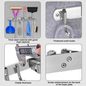 img 1 attached to 🗄️ SullWaker Stainless Steel Organizer: A Perfect Positioning Solution