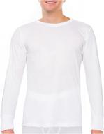 🏔️ rocky men's insulated thermal base layer top for outdoor ski warmth/extreme cold, long john underwear shirt - ideal pajamas logo