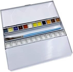 img 1 attached to Davi Atelier Watercolor Palette Enamel