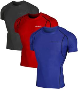 img 4 attached to DEVOPS Athletic Compression Baselayer T Shirts Outdoor Recreation and Climbing
