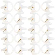 🎧 motorola kenwood midland 2 way radio replacement earmold earbud - acoustic coil tube, lsgoodcare soft silicone insert earmould ear buds - white large (pack of 10 pairs) logo