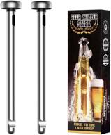 🍺 fronnor beer chiller sticks for bottles - cool unique gift for beer lovers. stainless steel beverage cooler for christmas, thanksgiving, father's day, valentine's day gifts logo