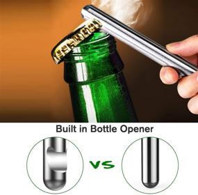 img 1 attached to 🍺 Fronnor Beer Chiller Sticks for Bottles - Cool Unique Gift for Beer Lovers. Stainless Steel Beverage Cooler for Christmas, Thanksgiving, Father's Day, Valentine's Day Gifts