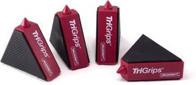 img 3 attached to 🔲 Milescraft 1600 TriGrips: Triangle Bench Cookie Work Grippers for Woodworking, Painting, Raising, and Leveling - 4-pack