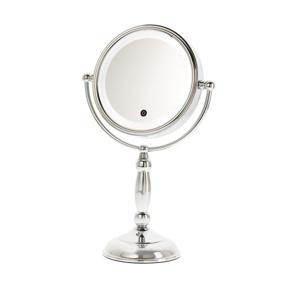 img 4 attached to 💄 DANIELLE LED Lighted Makeup Mirror - Two-Sided with Touch Activation & Dimmer, Enhanced 10X Magnification