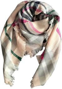 img 3 attached to 🧣 Jastore Girls Stylish Blanket: Fashionable Cold Weather Girls' Accessories