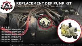 img 2 attached to Ford Diesel Exhaust Fluid Pump Kit - Reductant Heater Sending Unit - Compatible with F250, F350, F450, F550 Super Duty 2011-2016 - Replacement for BC3Z5L227K, BC3Z5L229L, 904-369, 904369 - Urea Solution