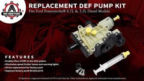 img 3 attached to Ford Diesel Exhaust Fluid Pump Kit - Reductant Heater Sending Unit - Compatible with F250, F350, F450, F550 Super Duty 2011-2016 - Replacement for BC3Z5L227K, BC3Z5L229L, 904-369, 904369 - Urea Solution