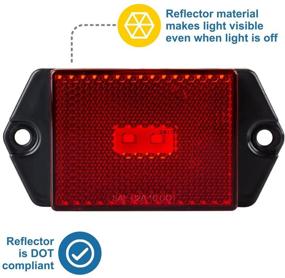 img 3 attached to Lumitronics Reflector Marker Light Mount RV Parts & Accessories