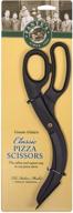 fante's cousin gilda's pizza chef's scissors: scratch-free nylon, black, perfect for effortless pizza slicing! logo