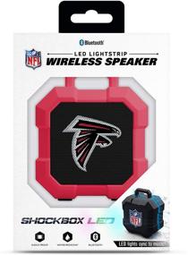 img 3 attached to 🏈 Team Color Atlanta Falcons Shockbox LED Wireless Bluetooth Speaker - NFL