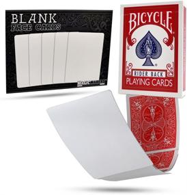 img 3 attached to 🃏 Unlock Your Creativity with Magic Makers Bicycle Blank Face Cards