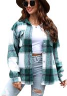 👕 ritatte womens shacket jacket: stylish flannel women's clothing in coats, jackets & vests logo