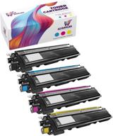 🖨️ az supplies compatible tn210 toner cartridges for brother printers - (hl-3040cn, hl-3045cn, hl-3070cw, hl-3075cw, mfc-9010cn, mfc-9120cn, mfc-9125cn, mfc-9320cw, mfc-9325cw) - 4-pack (black, cyan, yellow, magenta) logo