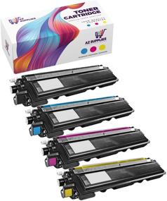 img 4 attached to 🖨️ AZ Supplies Compatible TN210 Toner Cartridges for Brother Printers - (HL-3040CN, HL-3045CN, HL-3070CW, HL-3075CW, MFC-9010CN, MFC-9120CN, MFC-9125CN, MFC-9320CW, MFC-9325CW) - 4-Pack (Black, Cyan, Yellow, Magenta)