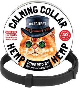 img 4 attached to 🐱 LEGITPET Cat Calming Collar with Hemp - Natural Pheromones to Reduce Cat Stress - Waterproof & Adjustable - Fits Up to 15 Inch - 30-Day Long-Lasting - Calmer Cat in 15 Minutes