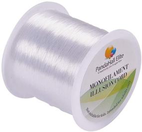img 4 attached to 🎣 PH PandaHall 0.25mm Clear Fishing Line: Invisible Nylon Thread for Jewelry Making, Crafts & Bracelet String