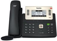 📞 yealink t27g ip phone - 6 lines, 3.66" graphical display, usb 2.0, dual-port gigabit ethernet, 802.3af poe - power adapter not included logo