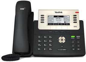 img 1 attached to 📞 Телефон Yealink T27G IP - 6 линий, 3,66-дюймовый графический дисплей, USB 2.0, двухпортовый гигабитный Ethernet, 802.3af PoE - адаптер питания не включен